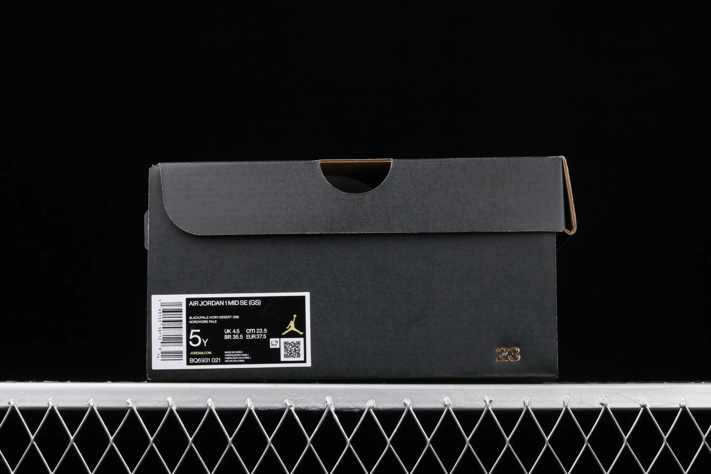All categories Air Jordan Jordan series basketball shoes Air Jordan 1 Mid G version pure original Air Jordan 1 Mid GS AJ1 Joe 1 leopard print Chinese basketball shoes BQ6931-021